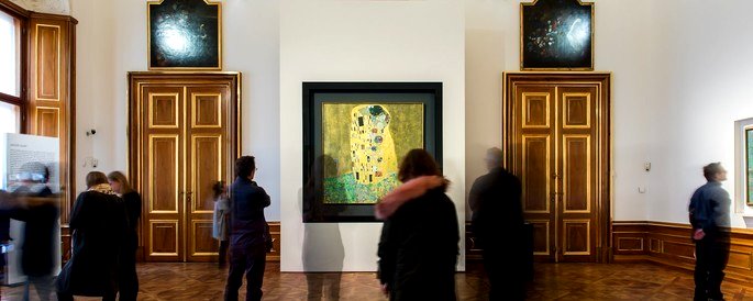 La pintura forma parte de la colección del Museo del Palacio Belvedere ubicado en Viena.