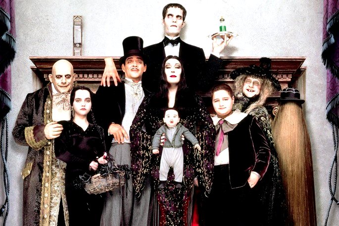 personajes de La familia Addams