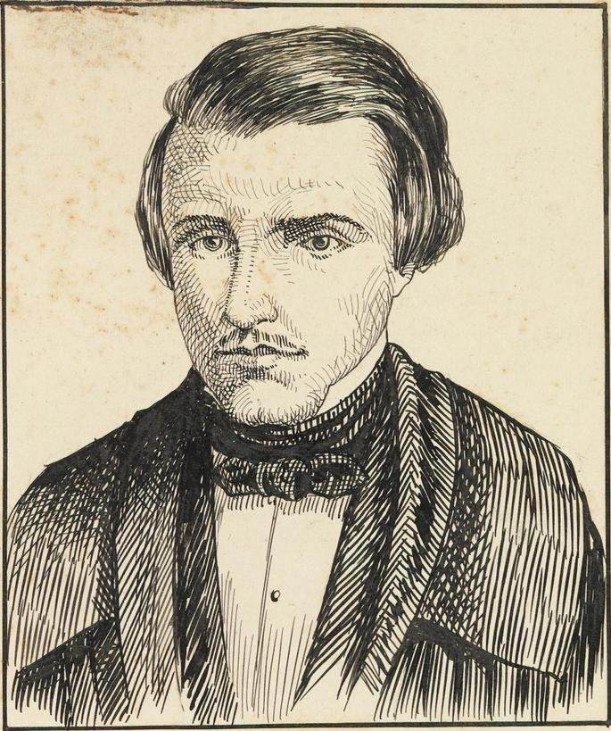 Retrato de Alvares de Azevedo de cargo.