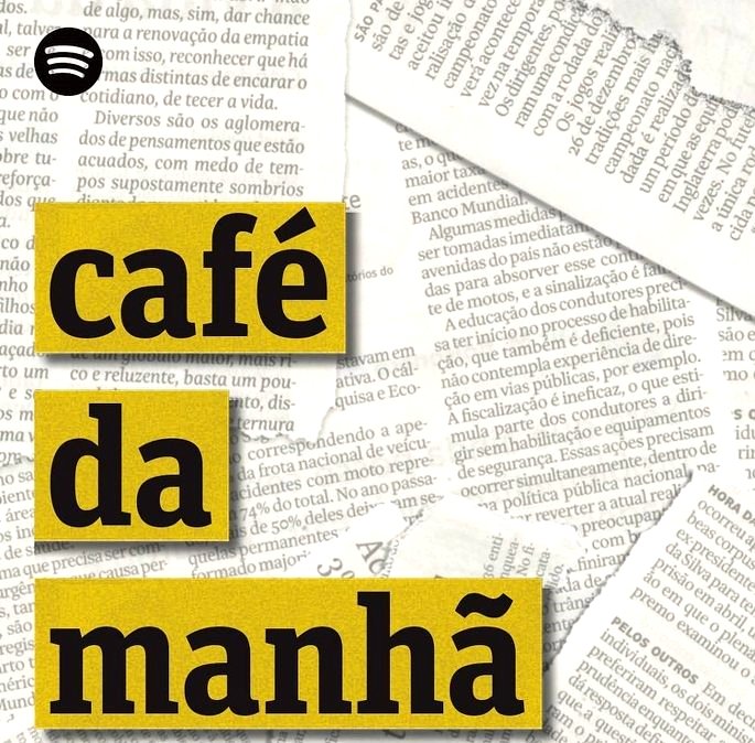 Logotipo del podcast Café da Manhã