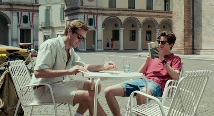 Elio y Oliver hablando