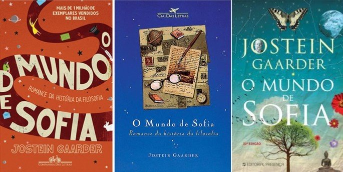 Portadas de libros de El mundo de Sofía