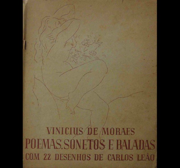 Portada de la primera edición de Poemas, Sonetos e Baladas (publicada en 1946), que contiene el Soneto de Fidelidade.