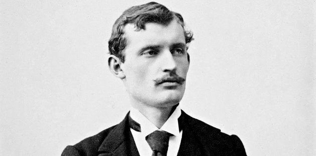 Retrato de Edvard Munch.