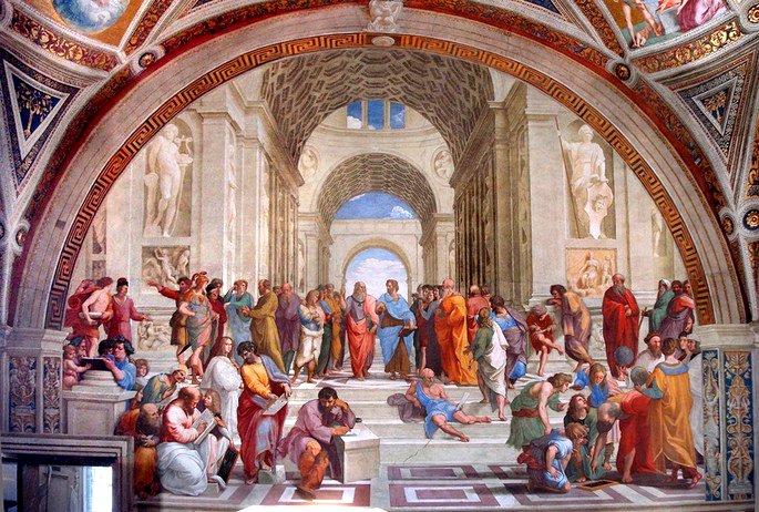 Escuela de Atenas (1509-1511)
