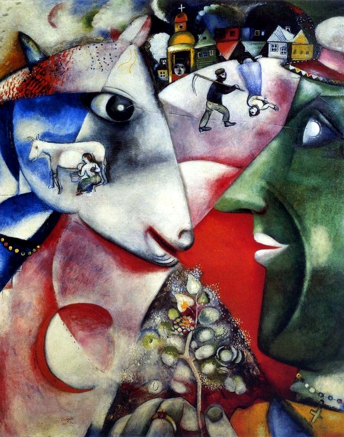 en el pueblo de Mark Chagall
