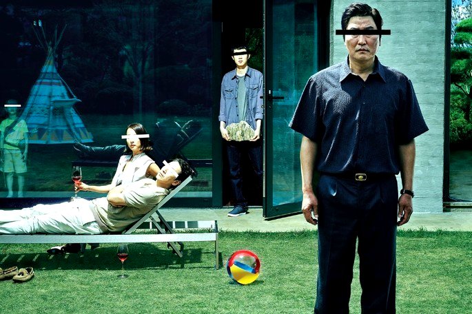 cartel de la pelicula parásitos