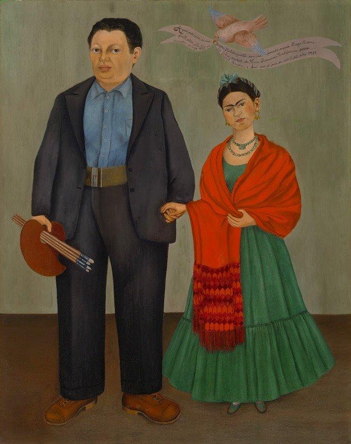 Cuadro Frida y Diego