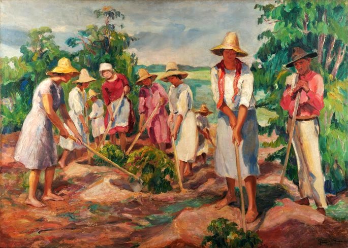 Pintura al óleo de Georgina Alburquerque