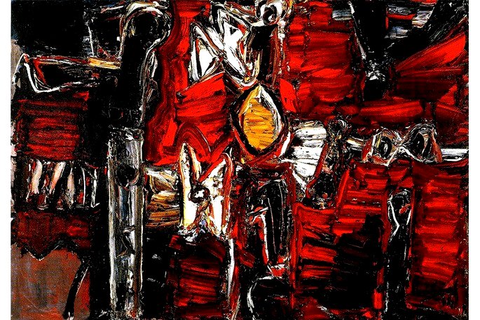 Cuadro abstracto Iberê Camargo
