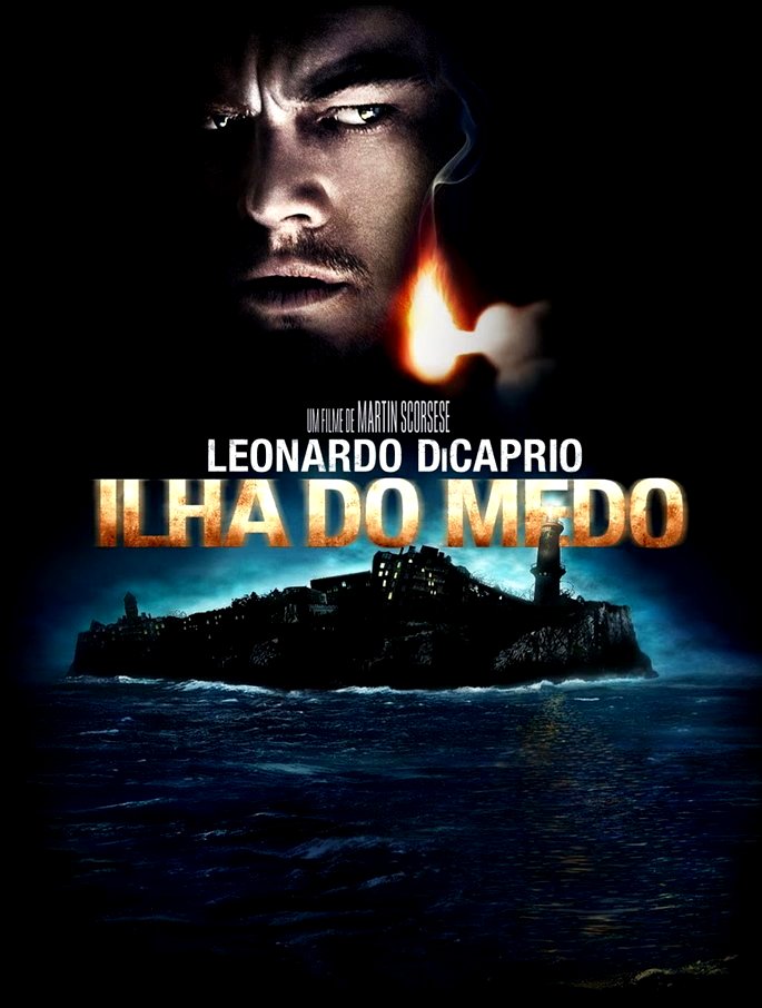 Cartel de la película La isla del miedo.