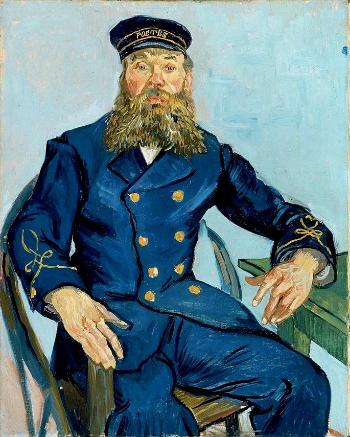 El cartero: Joseph Roulin (1888)