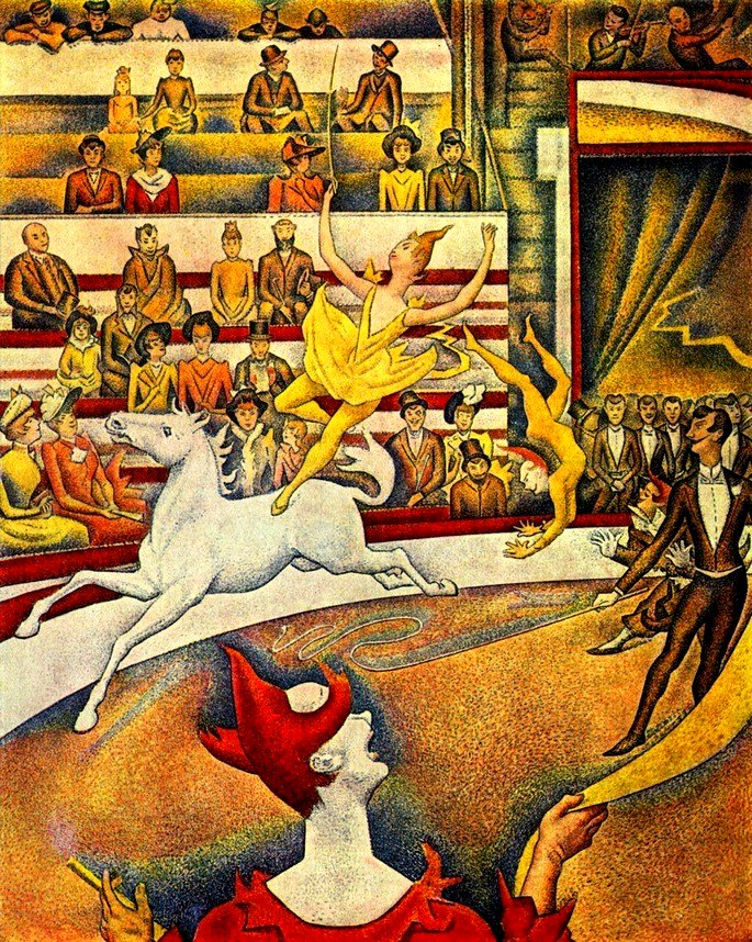 El circo (1890 - 1891), de Georges Seurat