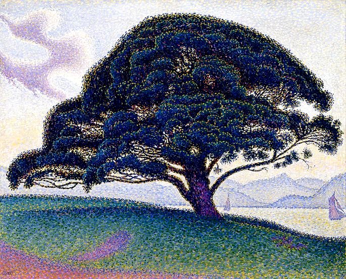 El pino Buenaventura (1893) de Paul Signac