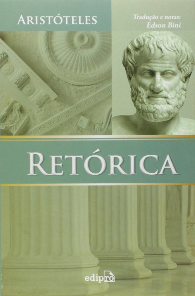 Portada del libro Rhetorica de Aristóteles.