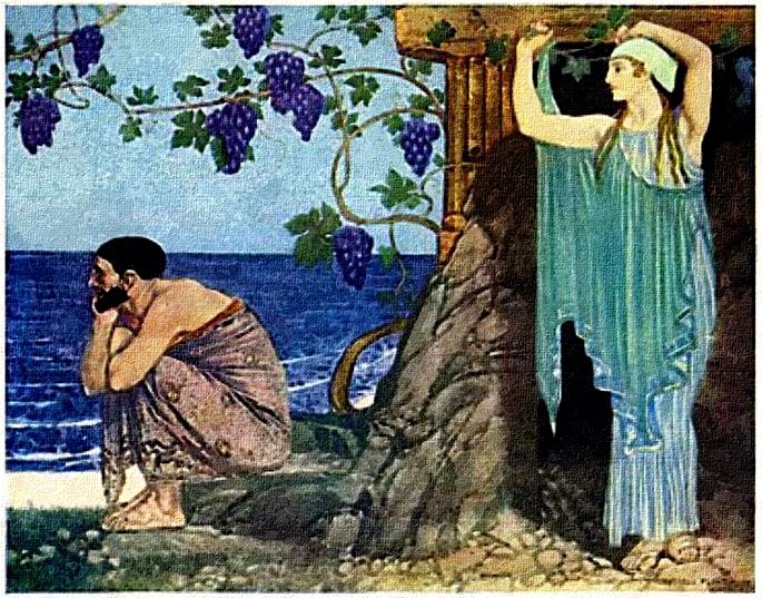 William Flint Russell, 'Ulises y Calipso'