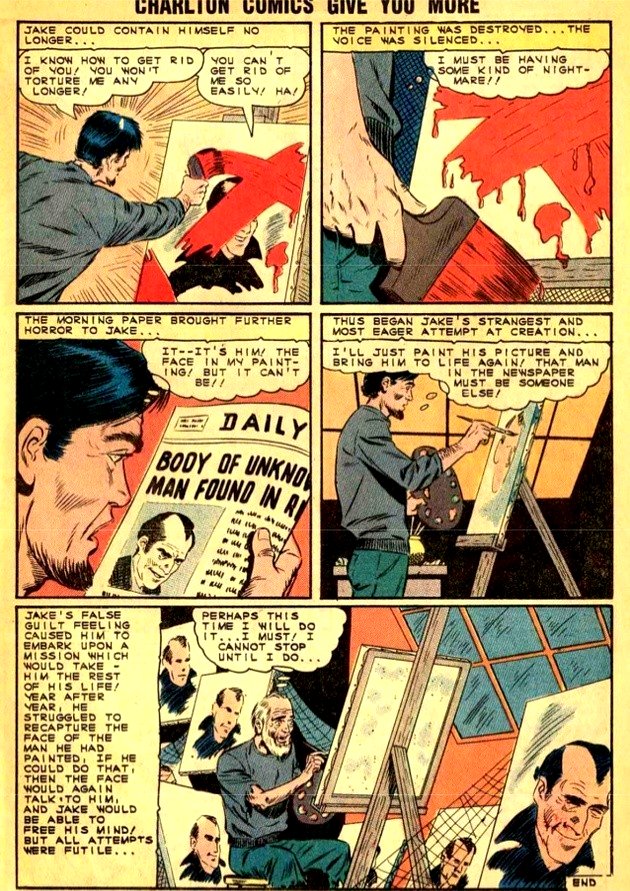 La serie Brushstrokes se inspiró en un cómic.
