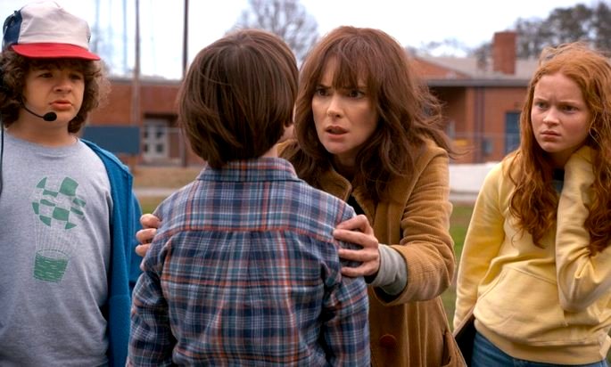 Escena de la temporada 2 de Stranger Things