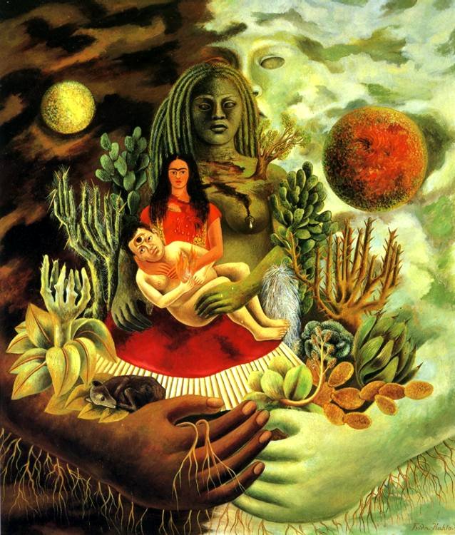 Fotomural Capturando el amor del mundo, el mundo (México), Yo, Diego y el señor Xólotl (1949).