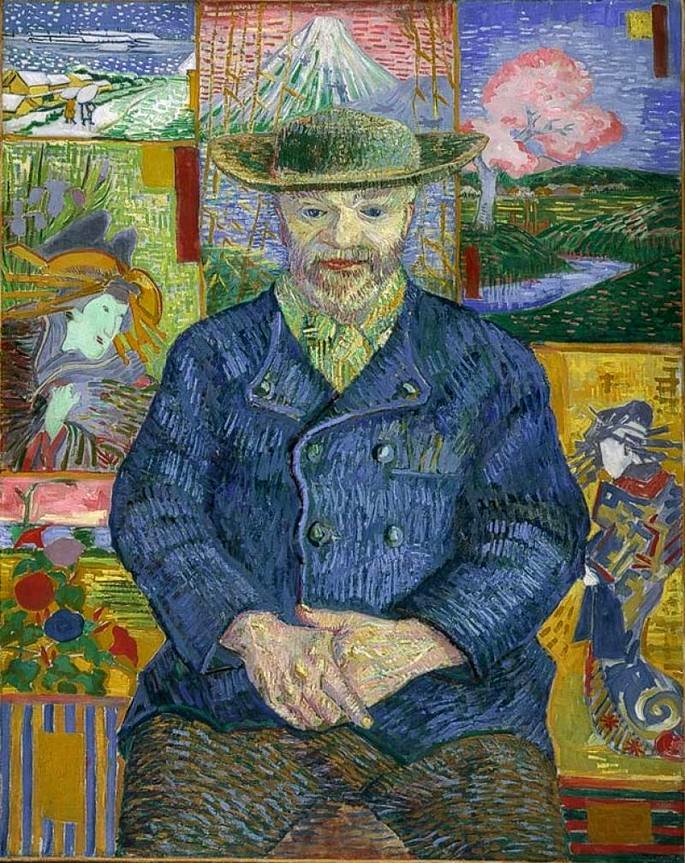 Retrato de Père Tanguy (1887) de Van Gogh