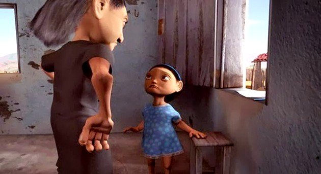 Una escena del cortometraje Vida María.