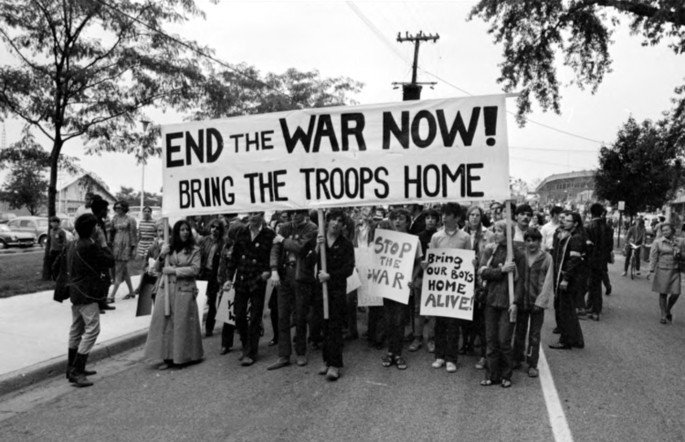 Protesta contra la guerra de Vietnam