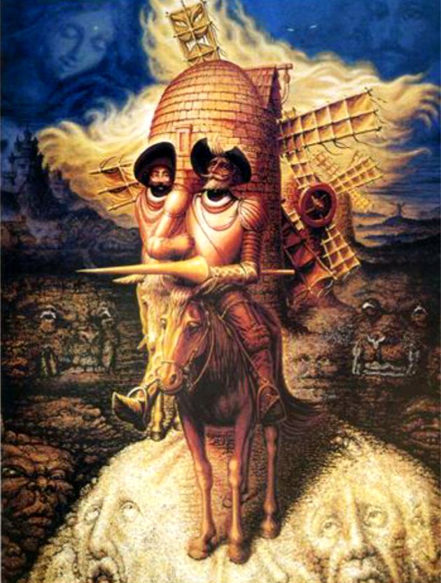 Octavio Ocampo, Visiones de Don Quijote, 1989